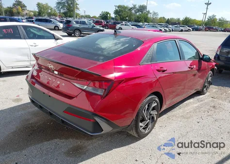 2025 Hyundai Elantra Sel Sport from USA, damaged, VIN KMHLM4DG9SU027351